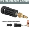 1/4' Højtryksrenser Konverteringsadapter Til Karcher K-serie Hun Til Parkside