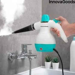 9 i 1 håndholdt damprenser med tilbehør Steany InnovaGoods 0,35 L 3 Bar 1000W