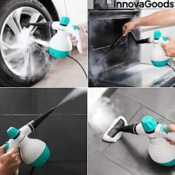 9 i 1 håndholdt damprenser med tilbehør Steany InnovaGoods 0,35 L 3 Bar 1000W