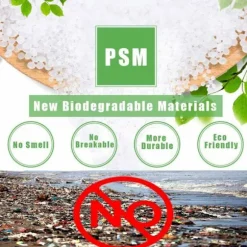 100 Økologiske Affaldsposer, 30 Liter Hver, Rivfaste, Madaffaldsposer, 100% Komposterbare og Biologisk Nedbrydelige