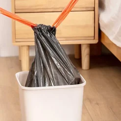 10 liters affaldsposer, affaldsposer med snørelukning, 75 poser -