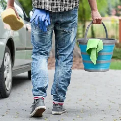 10 liters Sammenklappelig Multi-anvendelig Bærbar Rengørings-, Fiske- og Camping Silikonespand, Pladsbesparende Design til Hjem og Udendørs - Kan flades ud til 5 cm | Fyndiq