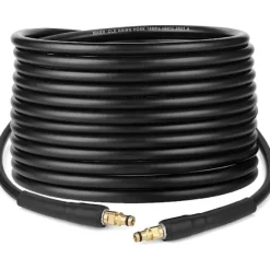 10 m udskiftningsslange kompatibel med højtryksrenser til Karcher K-serien K2, K3, K4, K5, K7, lynkobling af kliktype... (10)