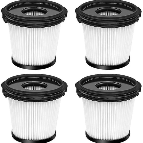 4 pakker HEPA-filter udskiftning til Shark IW3511 og IW1111 Detect Pro letvægts ledningsfri støvsuger (FMY)