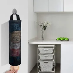 2 pakker vaskbare vandtætte opbevaringsposer i plast med sammenklappelig wal
