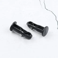 3 Par Hingebolte Hinge Pins Til Affaldsdåse Låg Beholder Til At Passe 240/120/100/60l Udendørs Affaldsbeholdere, 65mm X 18mm, Sort Plastik (FMY)