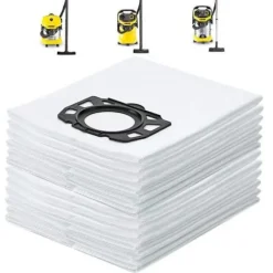 10 poser til Kärcher WD4 WD5 WD6 MV4 MV5 MV6 støvsugere - FX-