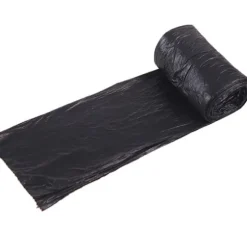 1 rulle 50*60cm skraldeposer i én farve tyk praktisk miljøvenlig Black