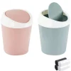 2 små skraldespande Minispand (blå, pink)