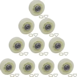 10 stk. 279640 Tørretumbler Løbehjul Udskiftning til & Tørretumblere - Erstatter 3388672 697692 AP3094197 W104680