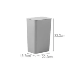 1/3 stk affaldsspand skraldespand SORT 3 STK 3 STK black 3pcs-3pcs