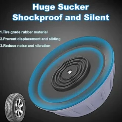 4 stk. Anti-vibrationsfodpuder Stødsikre gummiben Skridsikre Lydløse Skridhæmmende Måtter Kompatible med Vaskemaskine Støtte Dæmper Stand