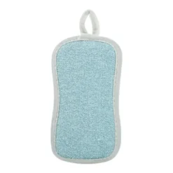 1 stk. (blå) Vaskbare og genanvendelige svampe - Dobbelt sidet mikrofiber