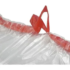 120 stk. 45cm*50cm Transparent Skraldepose med Snøre FOM