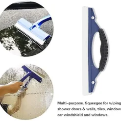 2 stk. Dusj Squeegee, Døre Biler Vinduer Glas Squeegee Rengøringsmiddel