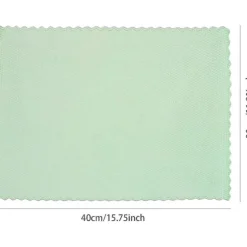 10 stk. fiskeskæl mikrofiberklude poleringsklud fnugfri absorberende mikrofiberklud 30 cm x 40 cm (tilfældig farve)