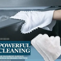 10 stk. fortykkede sugehåndklæder kan genbruges Super Mide superfine fiber støvfjerning og sugehandsker Husholdningsrengøring non-woven handsker