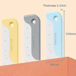4 stk. Fugle-Skrabere Vindue Glas Visker Husholdnings Glas Visker Værktøjer Rengøringsværktøjer grey