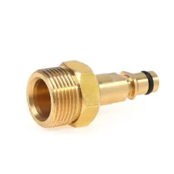1 stk. Højtryksrenserslange Adapter M22 Messingrør Hurtigkobling Konverter Fitting Til Karcher K-serie Højtryksrenser