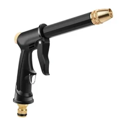 1/3/5 stk. højtryksvandpistol bilvask havevandingsslange dyse sprinkler skumkande vandhane fælles hurtigforbindelse Black 5pcs