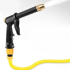 1/3/5 stk. højtryksvandpistol bilvask havevandingsslange dyse sprinkler skumkande vandhane fælles hurtigforbindelse Black 5pcs