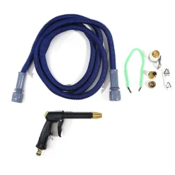 1/3/5 stk. højtryksvandpistol bilvask havevandingsslange dyse sprinkler skumkande vandhane fælles hurtigforbindelse Black 5pcs