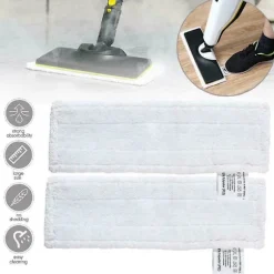 1/3/6 stk. Karcher Sc1 Sc2 Sc3 Sc4 Sc5 Damprenser Mop Terry Klude Gulv Puder Sæt