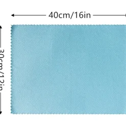 10 stk. mikrofiberklude, 30*40 cm, genanvendelige mikrofiberklude til briller, glas, biler - max