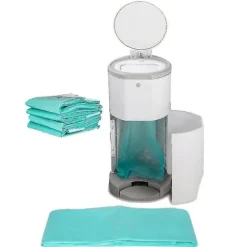 3 stk. Refill Pack Biologisk Nedbrydelige Baby Ble Affaldsposer Til 16l Skraldespand Udskiftnings Liner Affaldspose Til Hjem Og Køkken (Fww)