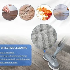 10 stk. S7000 dampmoppepuder til S7000AMZ S7001 S7001TGT S7000-serien Steam & Scrub All-In-One dampmoppe til hårde gulve