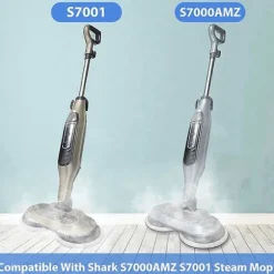 10 stk. S7000 dampmoppepuder til S7000AMZ S7001 S7001TGT S7000-serien Steam & Scrub All-In-One dampmoppe til hårde gulve