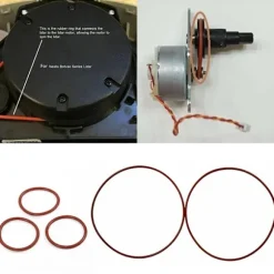 10 stk. serie reservedele sidebørste motor O-ring drivrem til Neato Botvac D75 D80 D85 70 75 80 85 støvsugerforsegling