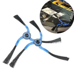 2 stk. Sidebørster til Samsung Navibot Robot Sr8845 Sr8855 Sr8895 Sr8980 Vc-rm72vr Støvsuger Dele Sidebørster til Støvsuger (xq) [DB]