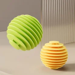 3 Stk Silikone Magic Vasketøj Bolde Tøj Hårrengøringsværktøj Yellow