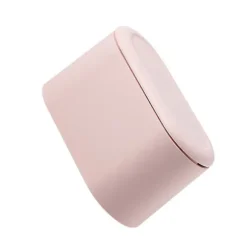 1 stk Simplicity Mini Skrivebords Skraldespand Tryk Dæksel Skraldespand Bord Affaldsbeholder Rosa