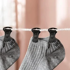 40 stk. sokkeklemmer til vaskemaskine og tørretumbler, sokker med sokkeklemme direkte i skuffen Multi, til tørring og opbevaring af parrede sokker
