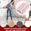2 stk. til Vileda XL Moppe Refill, Vileda Moppe Refill 51x14cm, Egnet til Vileda Ultramax/Ultramat XL, Mikrofiber Refill til Alle Gulvtyper