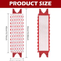 2 stk. til Vileda XL Moppe Refill, Vileda Moppe Refill 51x14cm, Egnet til Vileda Ultramax/Ultramat XL, Mikrofiber Refill til Alle Gulvtyper