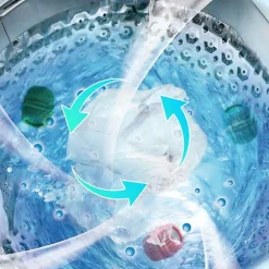 1-4 stk. Tøjblødgørende kugledispenser, 2024 Ny Downy kugledispenser til tøjblødgøring blue*pink*green