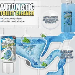 2 stk. toiletrenser og kraftig pletfjerner til kalk, hårdt vand og toiletpletter 100 ml