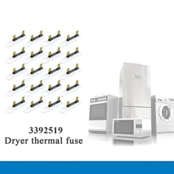 20 stk. Tørretumbler Sikringer Husholdningsapparat Vaskemaskine Sikring 3392519 Til Whirlpool Roper