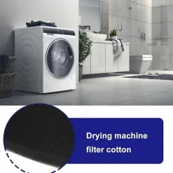 6 stk. tørretumbler svampefiltermåtte til Bosch 12022801 til Constructa (FMY) Black