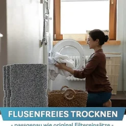 10 stk. Tørretumblerfilter til udskiftning af tørretumbler til Beko 2964840100, fnugfilter til tørretumbler Beko DE8635rx DS7512pa tørretumbler