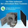 10 stk. Tørretumblerfilter til udskiftning af tørretumbler til Beko 2964840100, fnugfilter til tørretumbler Beko DE8635rx DS7512pa tørretumbler
