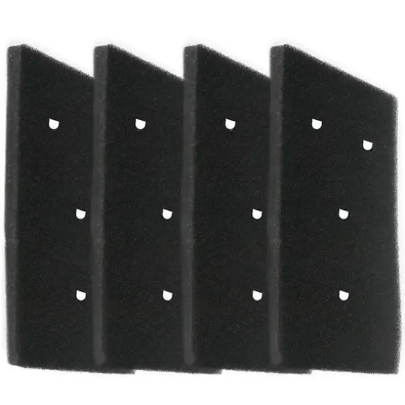 4 stk. tørretumblerfilter til Bauknecht Privileg Whirlpool HX 481010716911 Tørretumblerfilter Genanvendelig kondensering Black