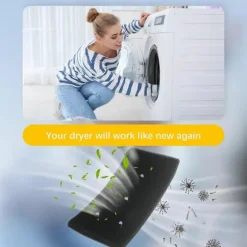 4 stk. tørretumblerfilter til Bauknecht Privileg Whirlpool HX 481010716911 Tørretumblerfilter Genanvendelig kondensering Black
