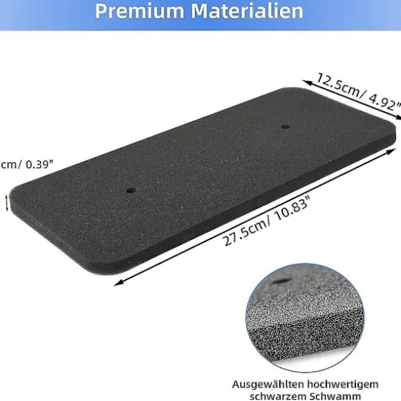 4 stk. Tørretumblerfilter-reservedele til Candy//ostein//house To House Varmepumpe-tørretumbler, Svampfilter Black