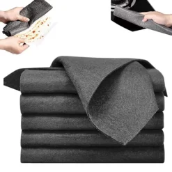 10 stk Tykke Magiske Rengøringsklude, Mikrofiber uden Striber Absorberende Øjeblikkelig Polering Genanvendelig Rengøringsklud