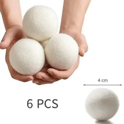 10/8/6 stk. uld tørretumbler bolde kit genanvendelig magisk økologisk håndlavet vasketøj bold tøj tørretumbler vaskemaskine tilbehør 10pcs