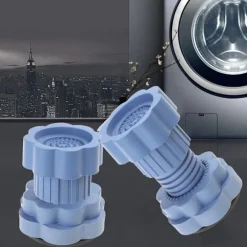 4 stk. Universal Justerbar Højde Vaskemaskine Fødder Pads Antivibration